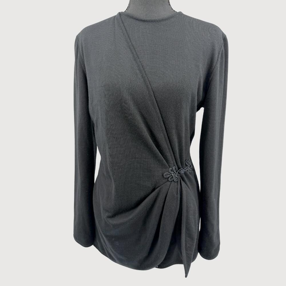 Vintage Designer Emanuel Ungaro Wool Sweater Dress M